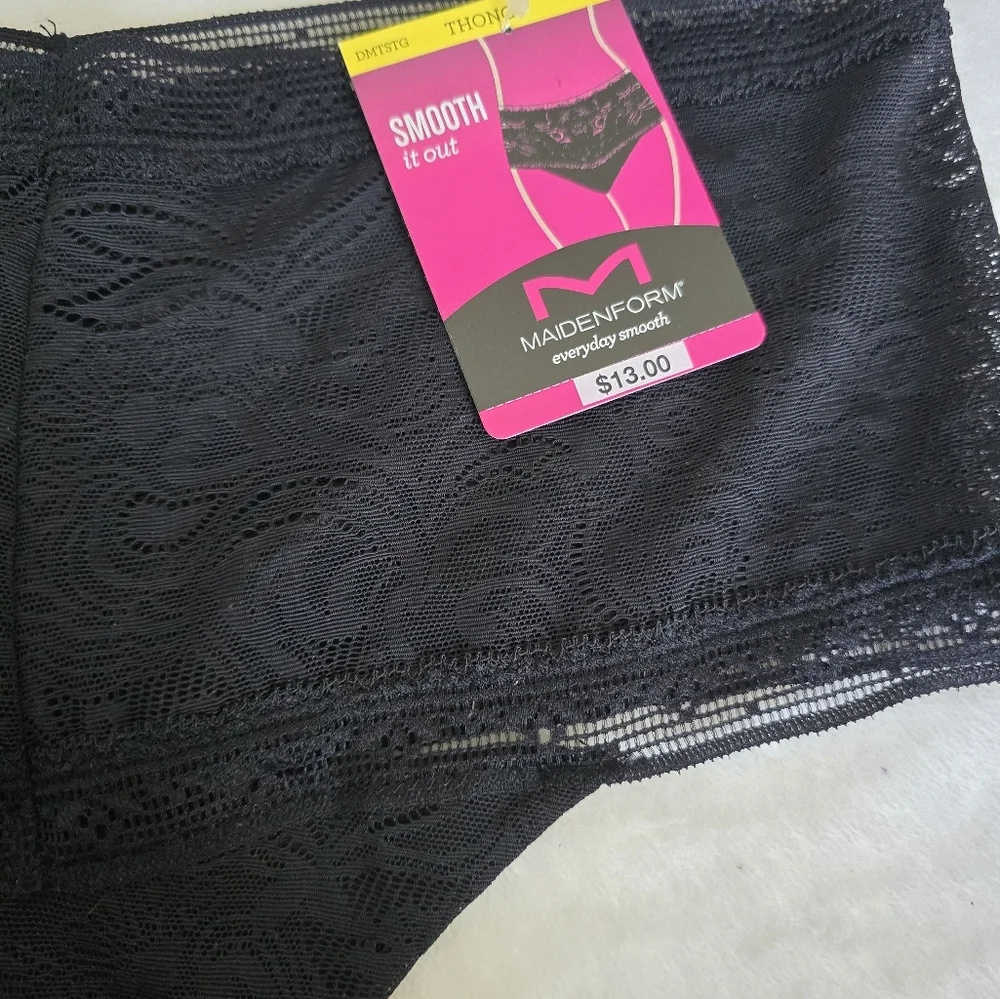 NWT Bundle Of 6 Maidenform Thongs Size Medium